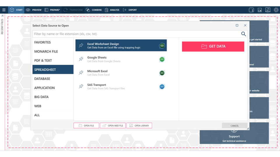 screenshot of Altair Monarch